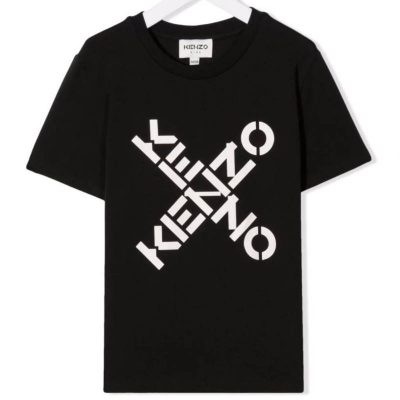 T-shirt logo kenzo kids