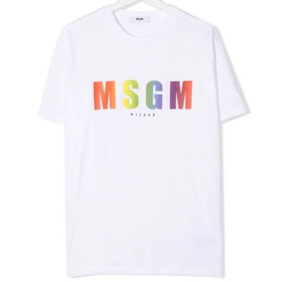 T-shirt logo msgm kids