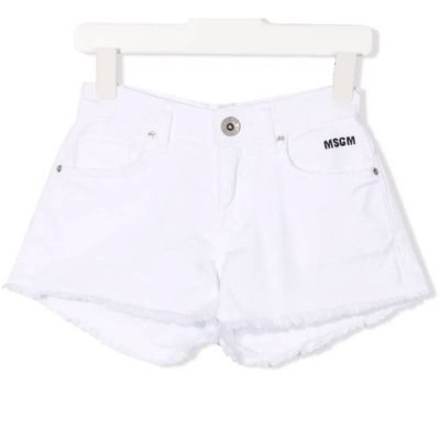 Shorts bianco msgm bambina