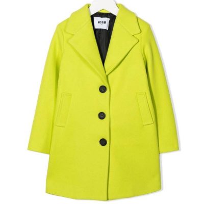 Cappotto lime msgm kids