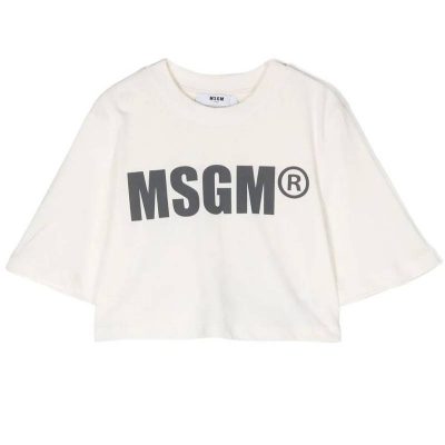 T-shirt corta bambina msgm