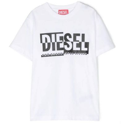 T-shirt bianca diesel kids