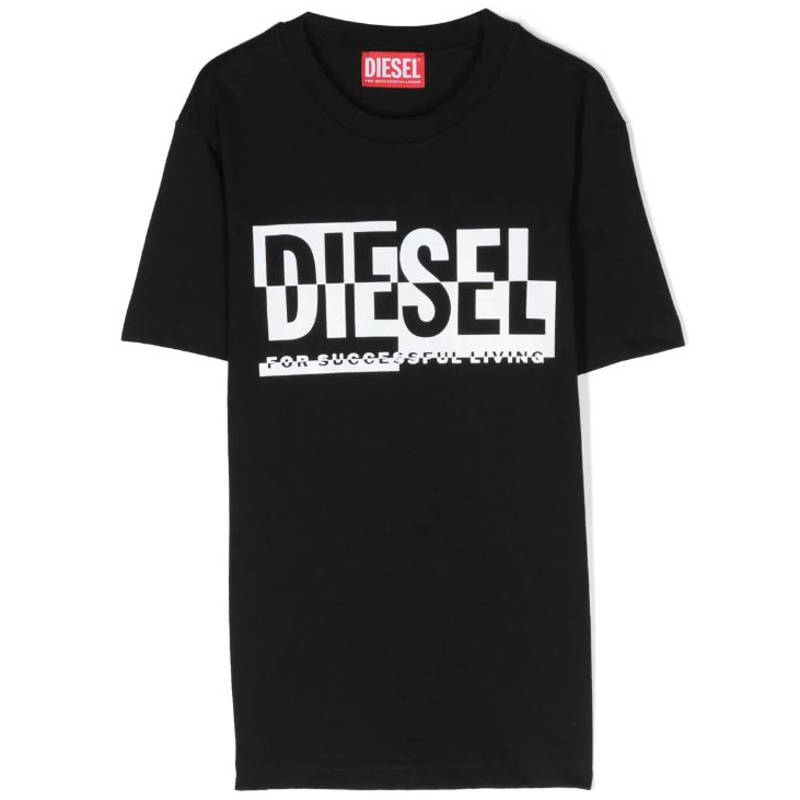 T-shirt nera diesel kids