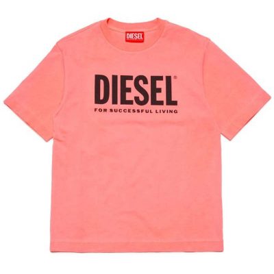 T-shirt corallo diesel kids