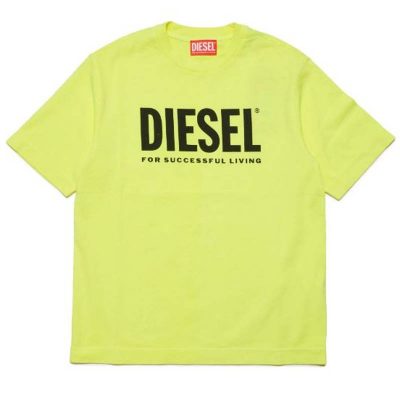 T-shirt gialla diesel kids